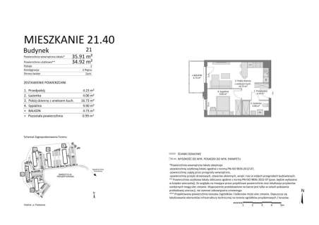 Dwupokojowe Mieszkanie z Balkonem, Łostowice