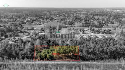 Rosanów - Zalesiona działka budowlana 2500 m2