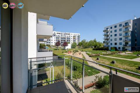 2 pokoje, Lawendowe Wzgórze, balkon 