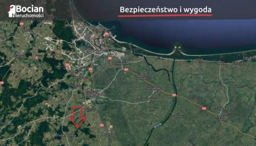 Uzbrojone, słoneczne działki blisko Gdańska 