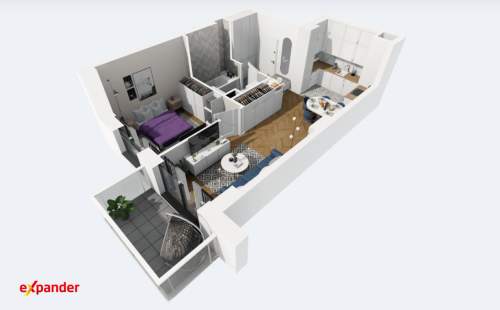 40,6m2/Balkon/Super lokalizacja.