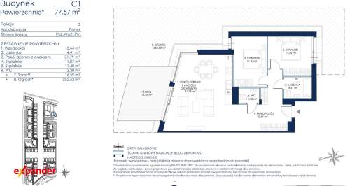 Pierwsza linia brzegowa luksusowy apartament ogród