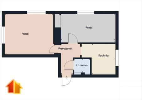 2 pokoje po remoncie parter garaż komórka 9,80 m 