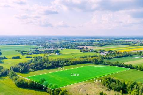 Malownicza działka rolna 2,98 ha gmina Kampinos