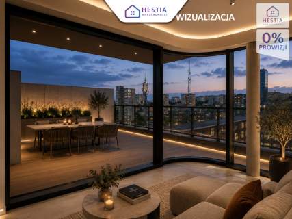 Unikatowy penthouse z tarasem Widok na panoramę