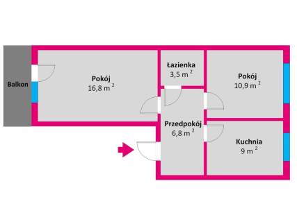 2 pokoje Nowe Miasto, Rzeszów