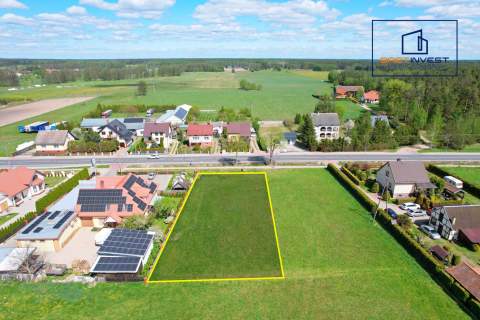 Działka budowlana 1256 m przy trasie mazurskiej - MPZP