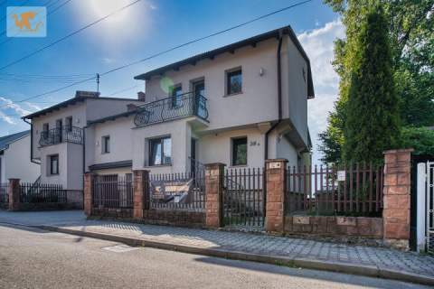 Nowy Sącz Bliźniak z kominkiem, widokiem na góry i garażem