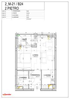 2 pokoje obok Arkad nowy apartament