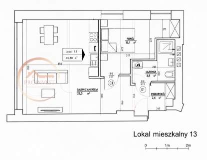 Jachcice 2 pokoje Ogrodzony teren Parking