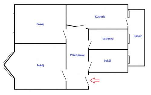 3 pokoje 81 m Balkon Klimatyczna kamienica