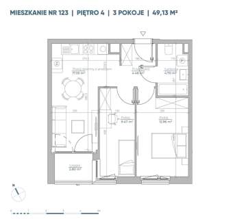 brak pcc gotowe 3 pokoje balkon