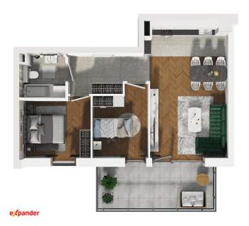 WINNICA 3 POKOJE 50,18 M2 SPOKOJNA OKOLICA