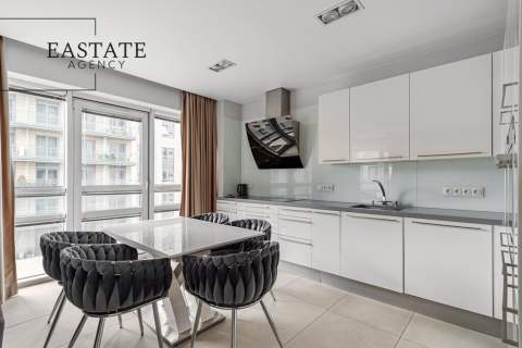 Apartament z panoramą centrum Warszawy