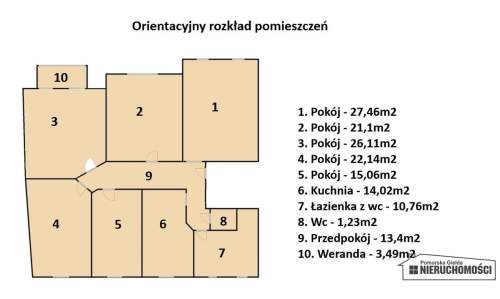 Mieszkanie 5 pokojowe przy parku