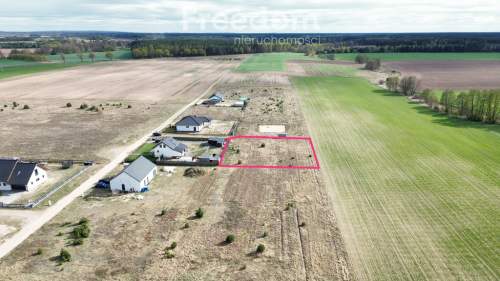 Działka w Dolniku 1385 m przy lesie i jeziorach