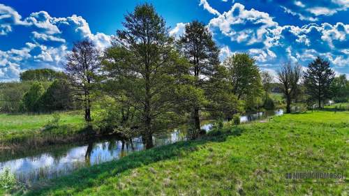 Dom położony na dużej działce z dostępem do Rzeki