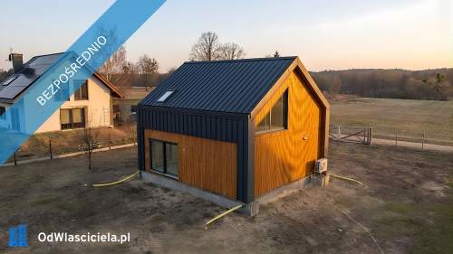 Nowy dom w stanie deweloperskim z działką