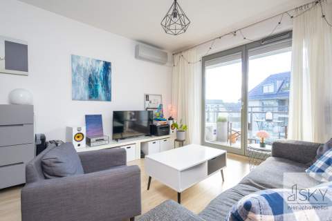 REZERWACJA 2-pok. Ogrody Hallera balkon garaż 