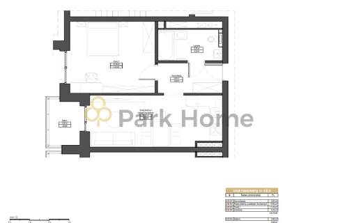 Nowoczesne mieszkanie 2-pokojowe 48,73 m2