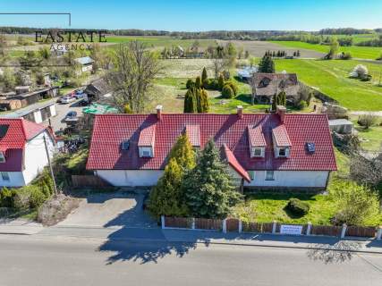 Działki z pensjonatem o łącznej powierzchni 5500m2