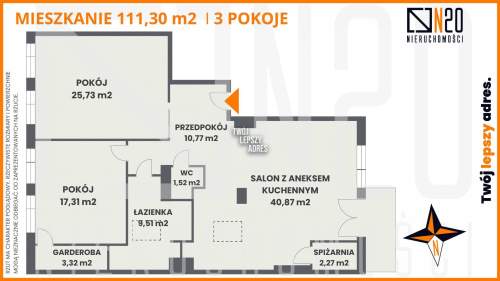 3-POKOJOWE MIESZKANIE Z ANTERSOLĄ I BALKONEM