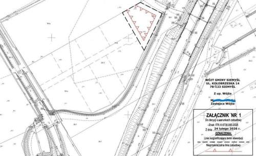 Działka budowlana na sprzedaż, 1070 m2, Niemierze