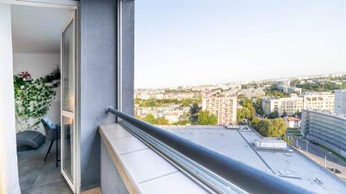 Panoramiczne 2-pokojowe mieszkanie z loggią 