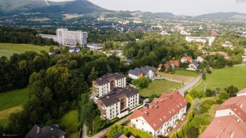 Apartamenty premium Beskid Park widok na góry strefa uzdrowiskowa