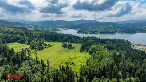 przy Lesie-na Wzgórzu-550m od Jeziora Mucharskiego