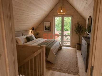 Domek 70 m2 przy Zalewie Sosnówka - widok na Karkonosze