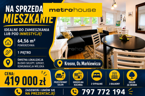 Mieszkanie na 1 piętrze w centrum Krosna