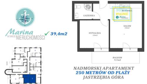 Nadmorski apartament 250 metrów od plaży