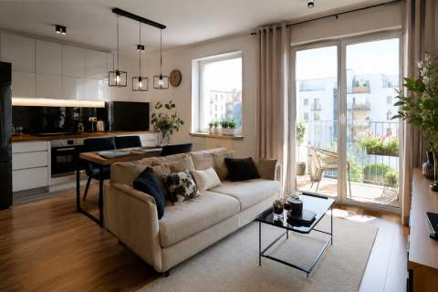 Jak marzenie 49,2m2/balkon/1 pietro/wyposażone