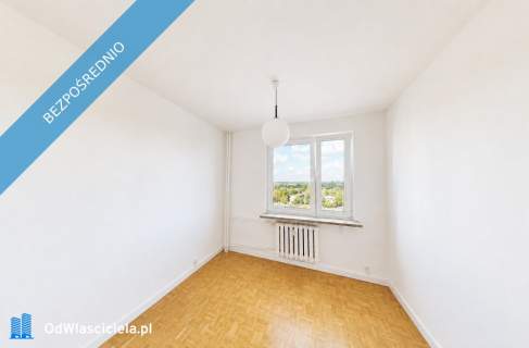 43,8 m 3 pokoje loggia Stegny piętro 9 widok po horyzont