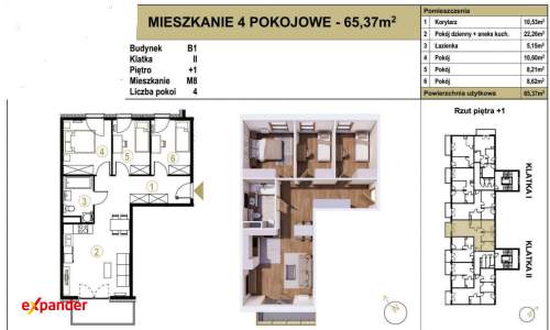 3 pokoje - 25 min do Krakowa