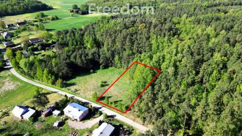 Działka 3000 m z lasem i mediami Wilczany