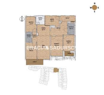 Dostępne mieszkania od 25m2 do 63m2. 