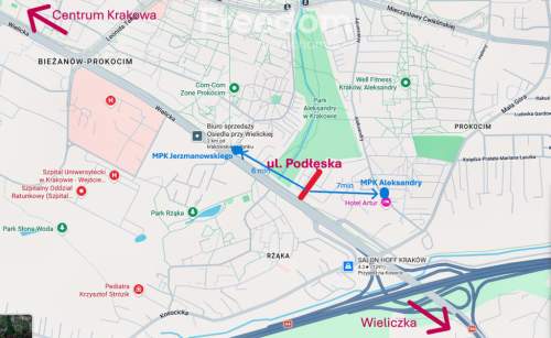 2pok. przy Wielickiej koło Szpitala Dziecięcego