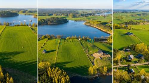 Działka z linią brzegową nad jeziorem Sztabinki