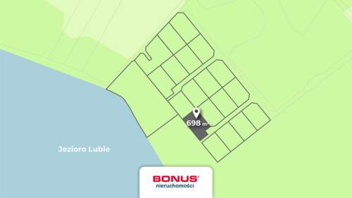 Najpiękniejsze działki nad jeziorem Lubie 