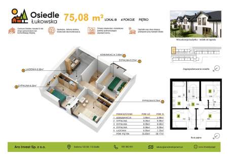 NOWE 4 pokojowe mieszkanie 75m2 ogródek parking