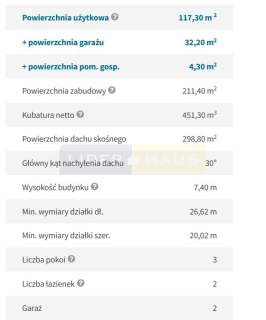 Parterowy dom 154 m Garaż 2 auta 850 m 