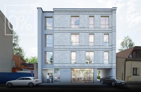 Centrum - działka z projektem budynku usługowego