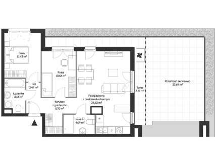 Apartament Premium, 3 Pokoje, Warszawa Mokotów