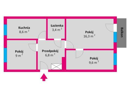 Mieszkanie Rzeszów ul. Sienkiewicza 2