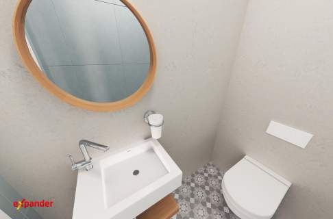 Dwie duże sypialnie salon z aneksem Dodatkowe WC Loggia 7,58m...