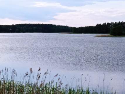 Działka nad jeziorem