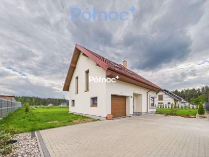 Przykopka gm. Ełk, nowy i nowoczesny dom z garażem