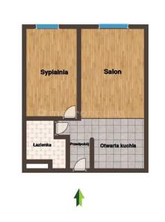 37,5 m2,2 pokoje, blisko parku - dobra lokalizacja